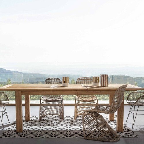 Tavolo massello teak etnico - tavolo,