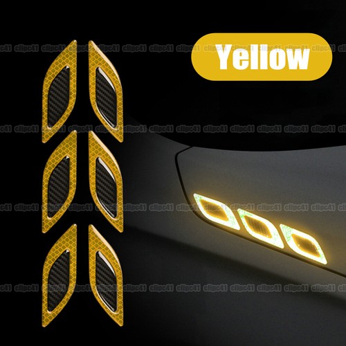 Adesivo riflettente giallo - adesivo, 3d
