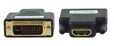 ADATTATORE HDMI FEMMINA  DVI-D  MASCHIO  ***IN ITALIA***