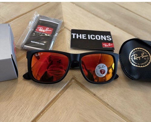 Ray ban justin nero opaco - ban, 4165