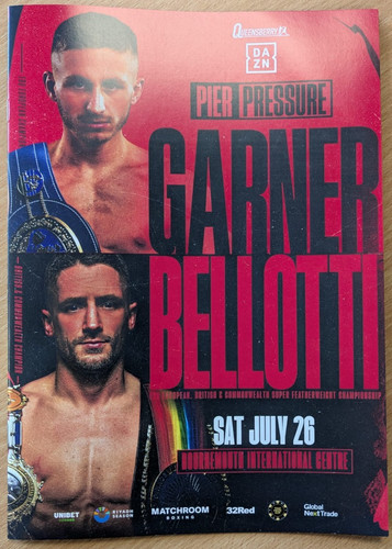 Programma boxe garner - programma,