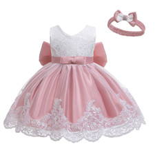 Abito Elegante Bambina Rosa
