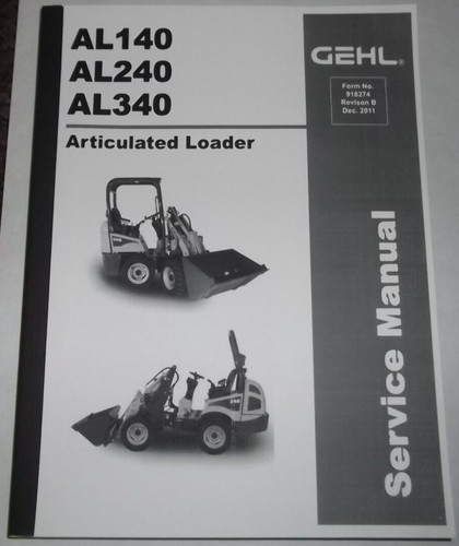 Gehl al140 al240 al340 manuale - gehl,