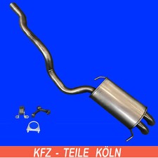 Silenziatore ACCIAIO INOX VW Transporter T5 2.0 2.5 TDi BiTDi 4motion Syncro