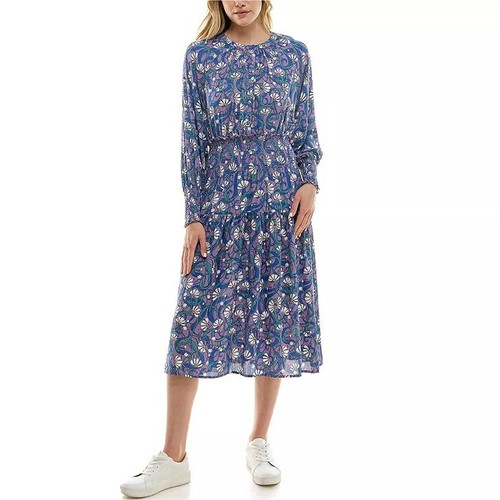 Abito midi floreale nicole - floreale,