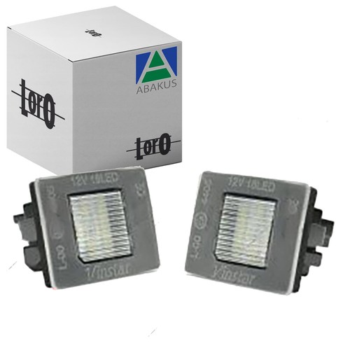 Abakus luce targa doppia - targa,