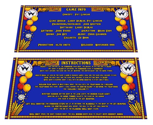 Williams funhouse pinball - williams,
