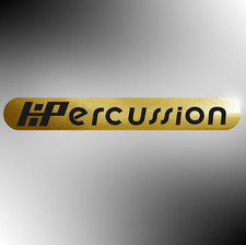 HIPercussion retro/vintage repro sticker golden label