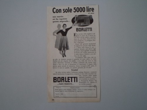 Advertising pubblicità 1955 - advertising,