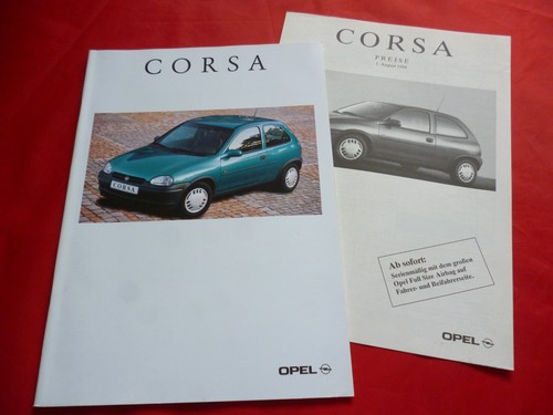 Brochure depliant opel corsa - opel, b