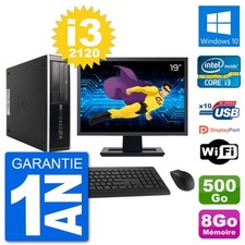 PC HP 8200 Elite SFF Ecran 19"