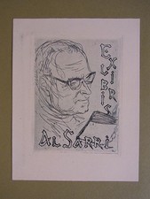 Exlibris sarri motiv - exlibris, al