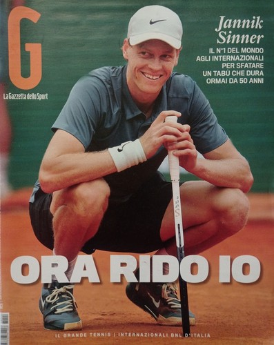 Rivista sport jannik sinner - g,