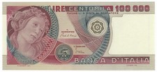 100000 LIRE BANCA D'ITALIA