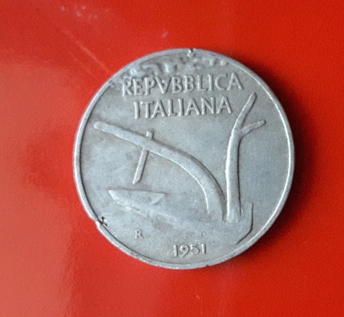 Lire 1951 errore vesciche - lire,