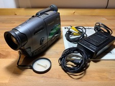 Videocamera analogica Panasonic NV-RX22EG VHSC con accessori e manuale originale