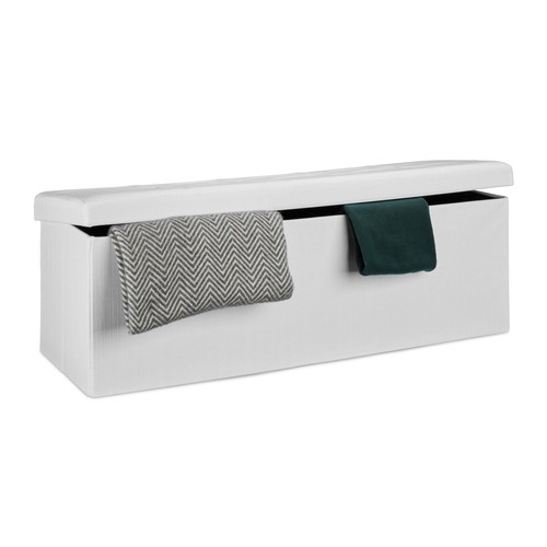 Relaxdays pouf pieghevole con - pouf,