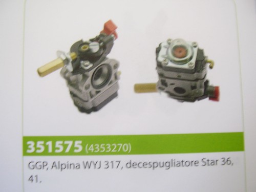 Carburatore decespugliatore - carburatore,