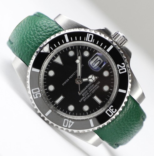 Cinturino orologio pelle - , verde
