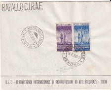 REPUBBLICA 1950 -  CONFERENZA INTERNAZIONALE RADIODIFFUSIONE BUSTA PRIMO GIORNO