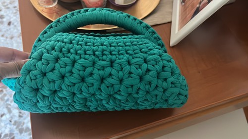 Borsa uncinetto fatta - borsa,