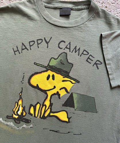 Shirt happy camper peanuts - t-shirt,