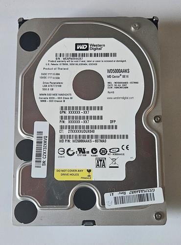 Hard disk western digital - 3.5",