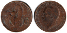10 centesimi 1928 - MONETA