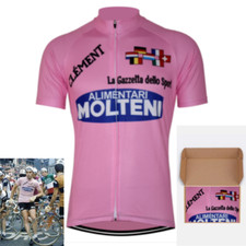 Maglia ciclismo retrò Molteni Arcore Eddy Merckx Classic confezione regalo anno Giro