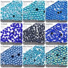 100 1000 STRASS AZZURRO