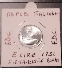 moneta da 5 lire " DELFINO "