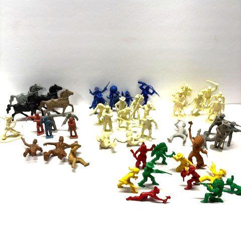 Lotto figurine plastica - ,