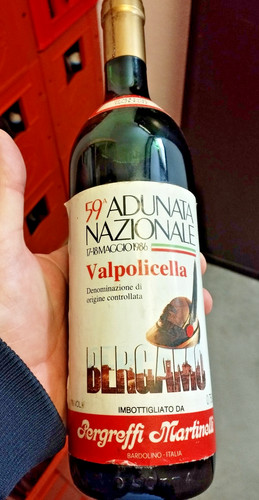 Bottiglia vino valpolicella - vino,