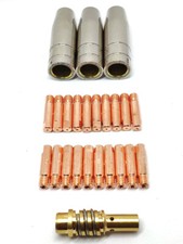 Saldatrice A Filo continuo Ricambio per Torcia 24 PZ Ugello punta guidafilo MIG