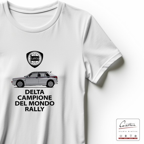 Shirt maglia auto lancia - t-shirt,