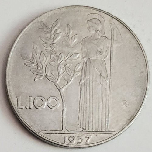 Italy 1957 hundred - hundred, (100)