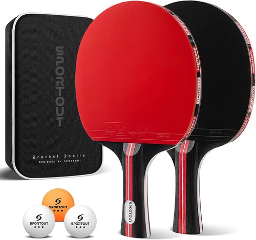 Set ping pong racchette - 2, racchette,