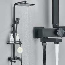 Set doccia nero rubinetto