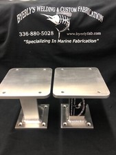 Due piedistalli Scotty Downrigger alti 6''