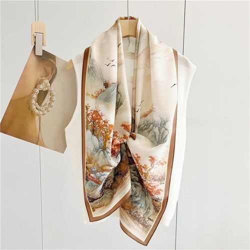 Scialle crepe pura - , seta
