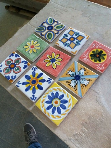 Piastrelle decorate - , in