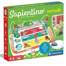 Clementoni Sapientino Animali Penna Parlante Banchetto con Schede Educative 3 An
