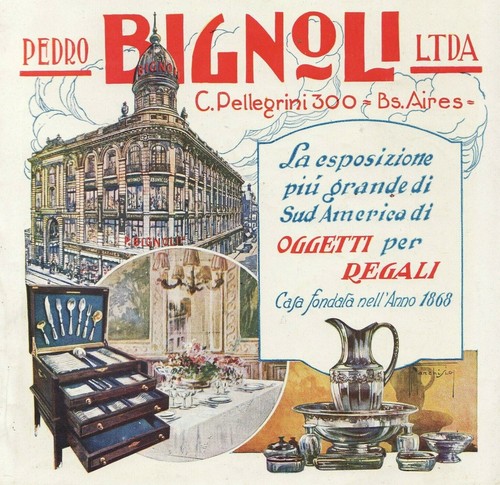 Publicita 1928 pedro bignoli - pedro,