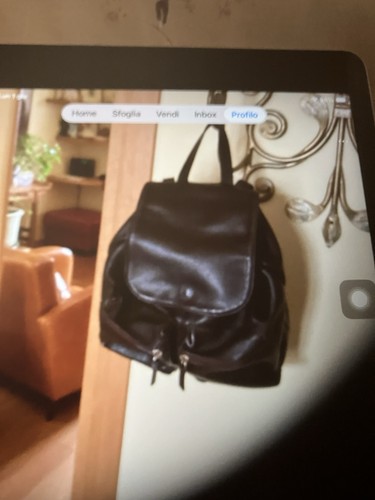 Zaino donna pelle tamburata - zaino,
