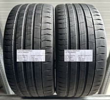 2 PNEUMATICI USATI CONTINENTAL SPORT CONTACT 7 ESTIVE 275 35 R22  104 Y DOT 2023