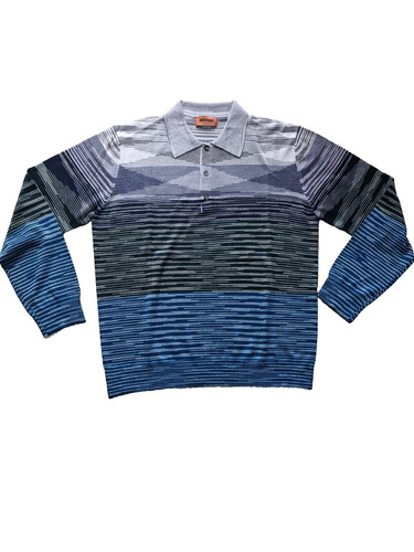 Polo missoni manica lunga - missoni,
