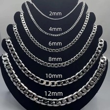 Collana catena cordino argento