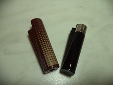 CLIPPER ACCENDINO LIGHTER CON CUSTODIA IN METALLO RICARICABILE TIPO 1 NEW 