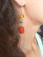 ORECCHINI AMBRA BALTICA E