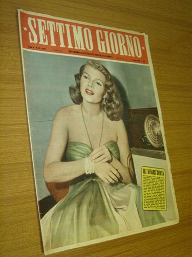 Settimo giorno 1952 rita - settimo, 1952/18=rita